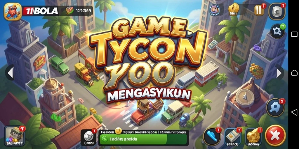 Screenshot gameplay 11BOLA menampilkan manajemen klub sepak bola yang seru.
