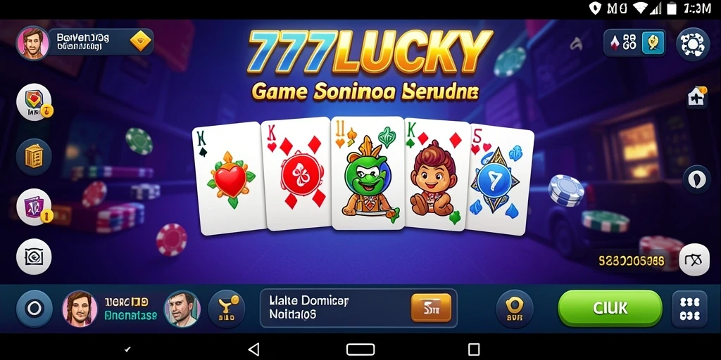Tampilan gameplay seru dalam 777LUCKY dengan fitur interaktif.