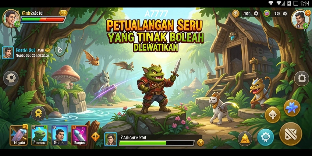 Tampilan gameplay A7777 yang penuh aksi dan petualangan menanti.