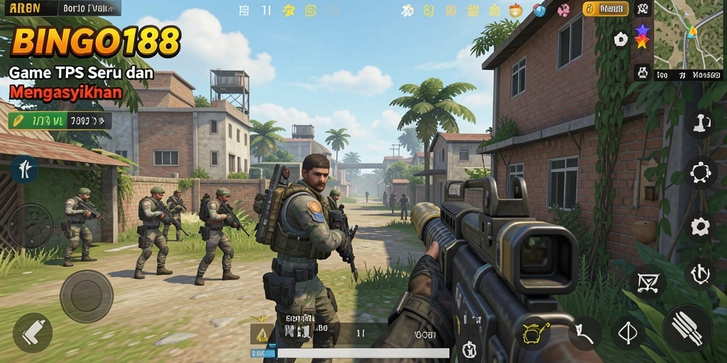 Screenshot gameplay BINGO188 yang penuh aksi dan keseruan.