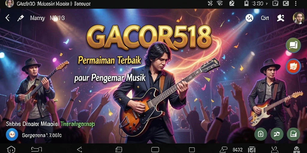 Screenshot dari GACOR518 menampilkan gameplay yang seru dan interaktif di dunia musik.