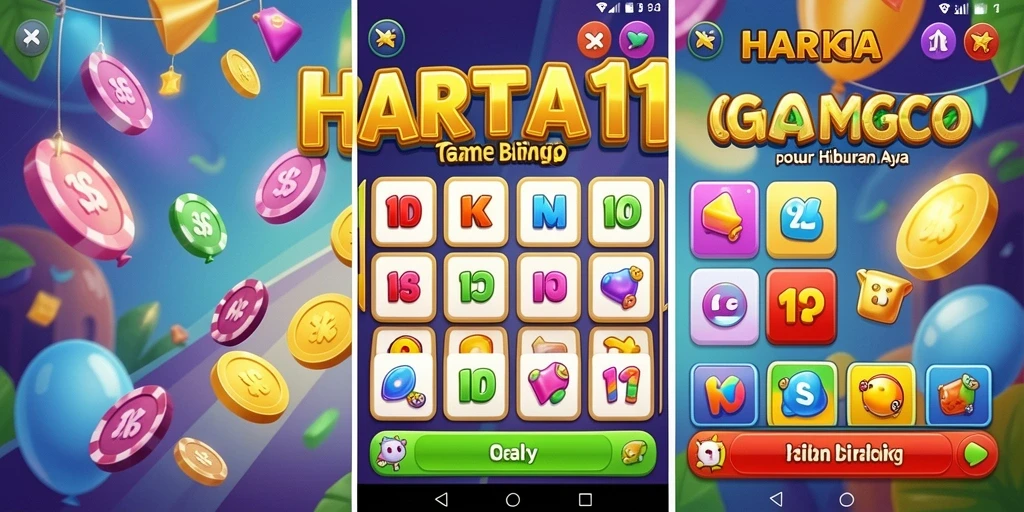Gameplay menarik dalam HARTA11 dengan suasana Bingo yang seru.