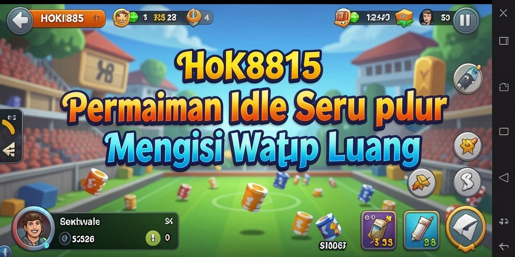Screenshot gameplay HOKI8815 yang menampilkan momen seru dalam permainan Idle.