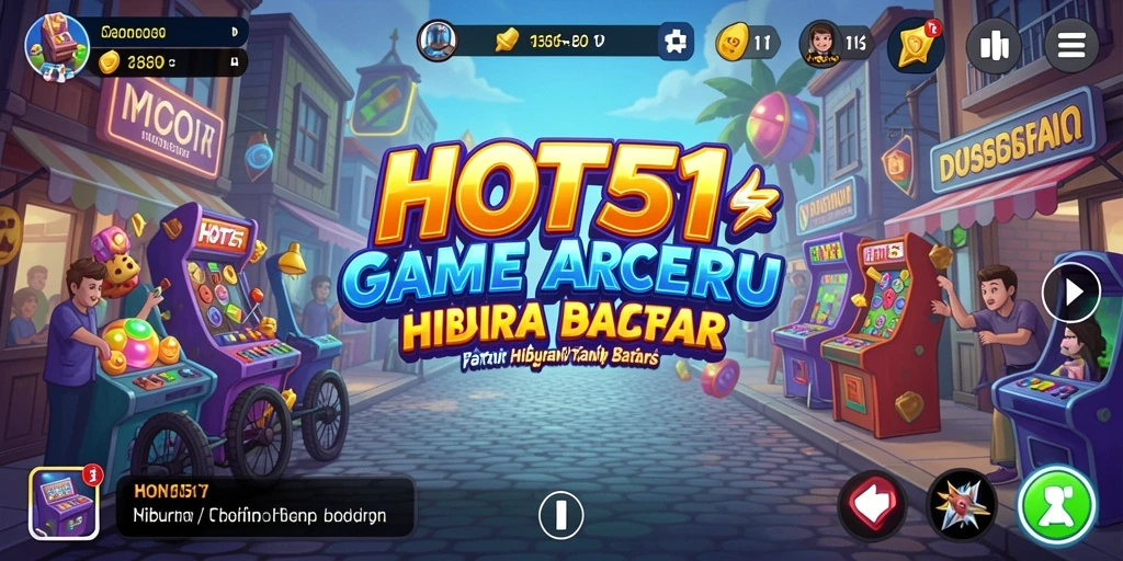 Tampilan menarik dari gameplay seru HOT51 yang memikat.