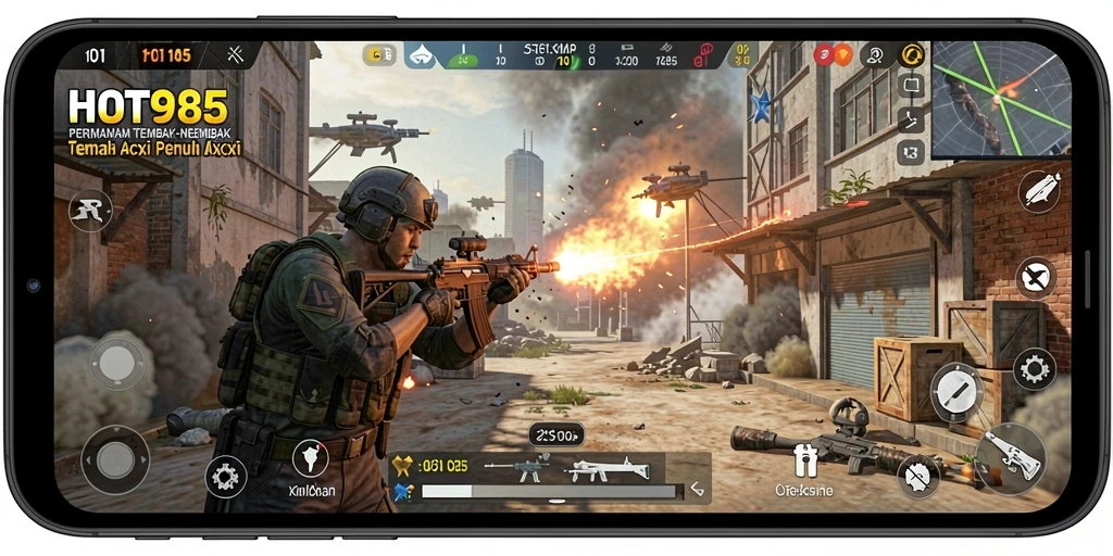 Gameplay seru dalam pertempuran TPS yang penuh aksi.