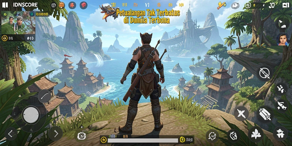 Tangkapan layar dari gameplay Open World yang mengasyikkan.