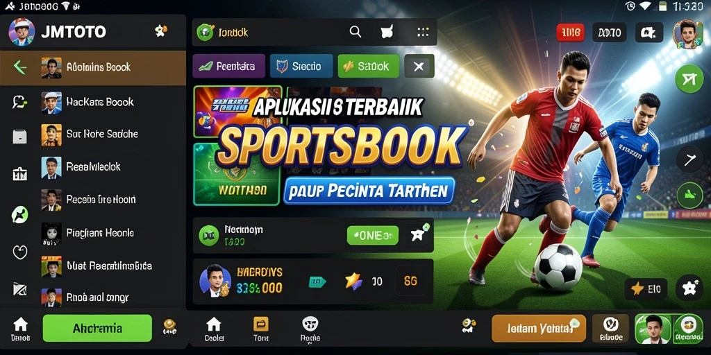 Tampilan menarik dari gameplay Sportsbook di JMTOTO.