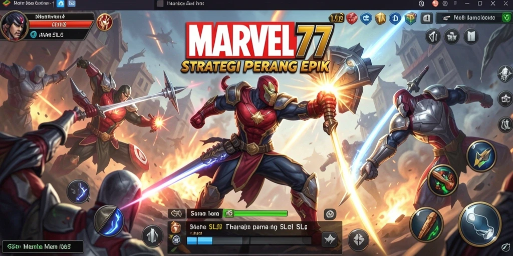 Tampilan gameplay <strong>MARVEL77</strong> yang menarik dengan aksi pertempuran strategis.