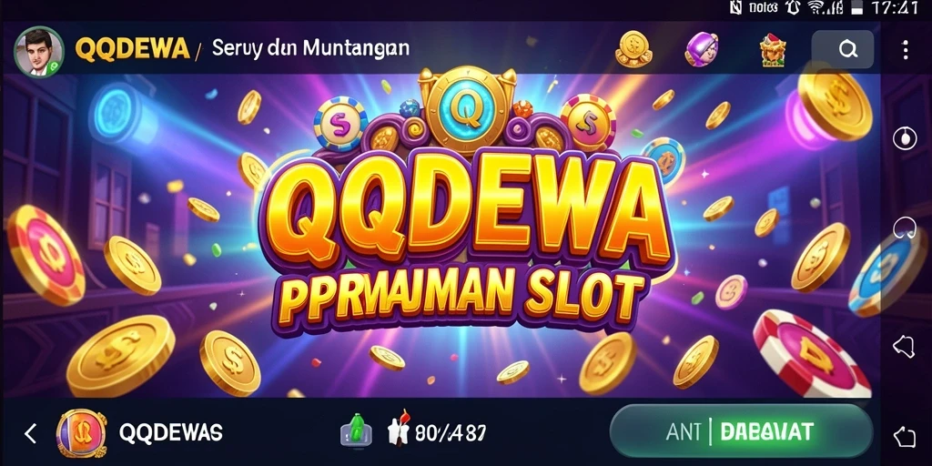 Screenshot gameplay QQDEWA menampilkan serunya permainan Slot.