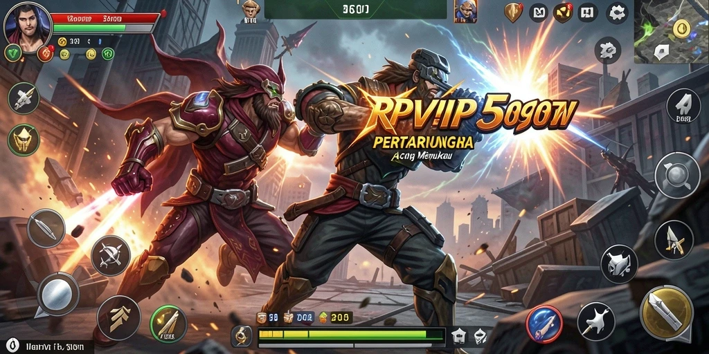 Tampilan gameplay mendebarkan di RPVIP5.