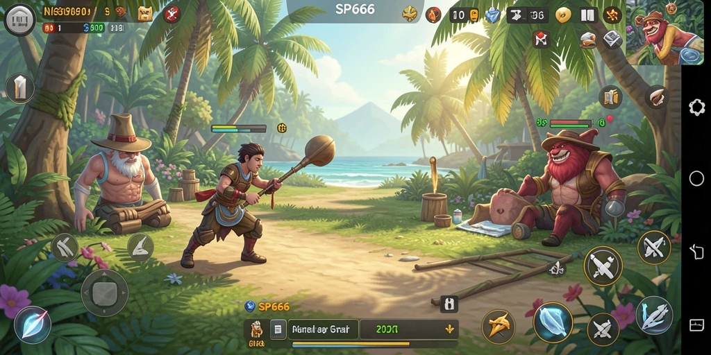 Tampilan gameplay SP666 yang menampilkan aksi seru dalam permainan Casual.