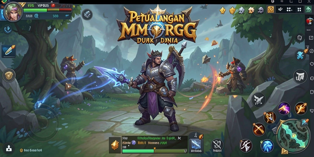 Gameplay menakjubkan dari VIP805 di dunia MMORPG.